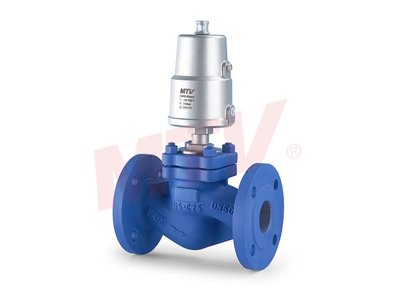 201係列 法蘭式(shì)不鏽鋼氣缸截止閥