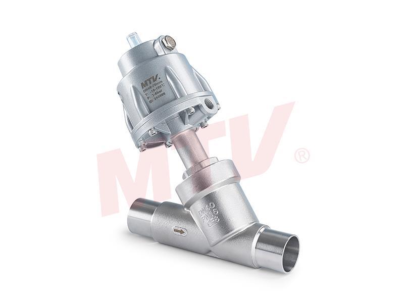 103係列(liè) 衛生級焊(hàn)接式氣動角座閥