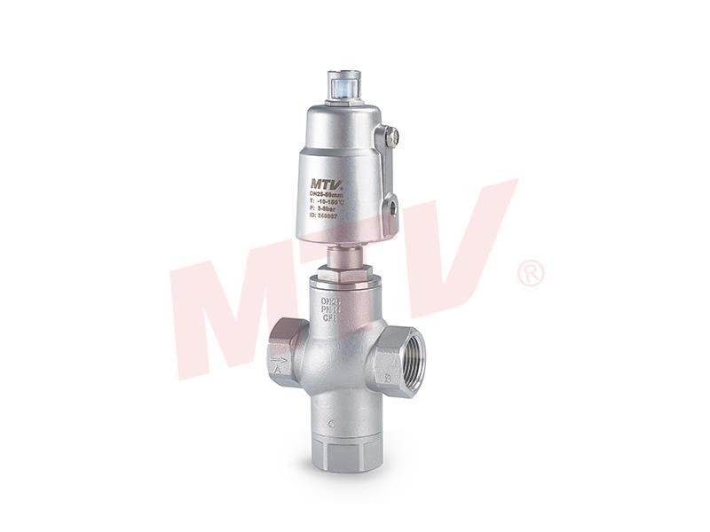 301係（xì）列 螺紋式（shì）氣動三通角（jiǎo）座閥