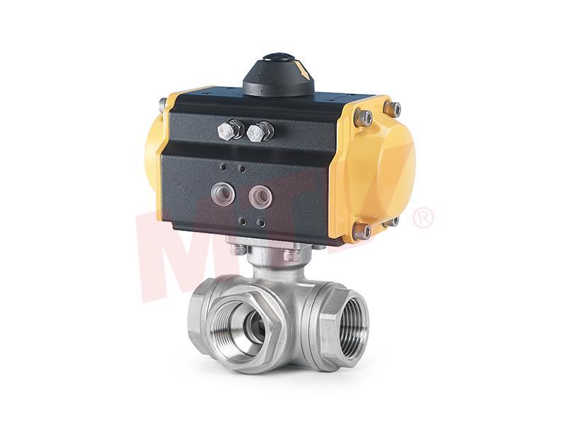 703係列 螺紋式氣動三通球閥